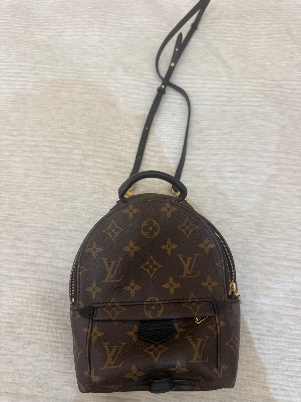 Louis Vuitton Monogram Canvas Mini Backpack in Brown
